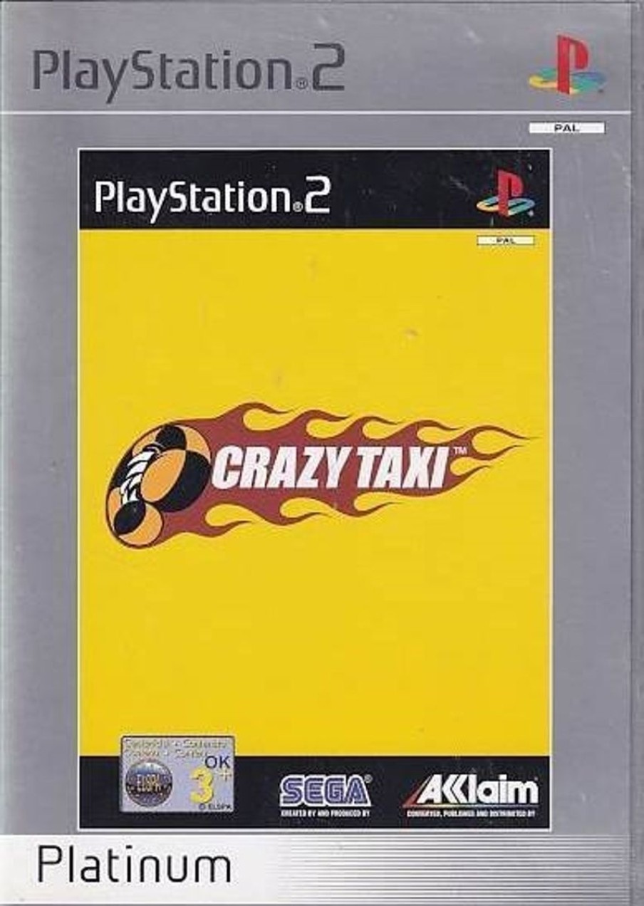 Retro Spillekonsoller EPIC PANDA Playstation 2 Ps2 Spil | Crazy Taxi - Platinum - Ps2 (B Grade) (Genbrug)