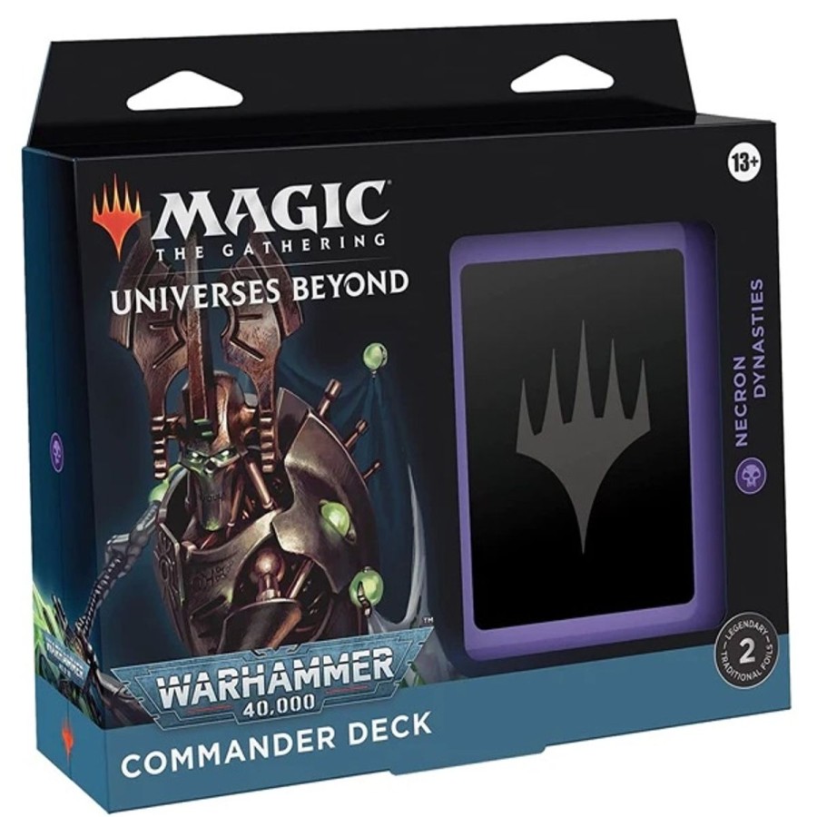 Tcg Kortspil EPIC PANDA Mtg Universes Beyond Warhammer 40.000 | Necron Dynasties - Commander Deck - Universes Beyond - Warhammer 40K - Magic The Gathering