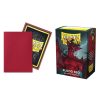 Tcg Kortspil EPIC PANDA Kortspil Plastlommer Sleeves | Dragon Shield - Matte Blood Red Sleeves - Standard Sleeves (100 Stk) - Plastiklommer