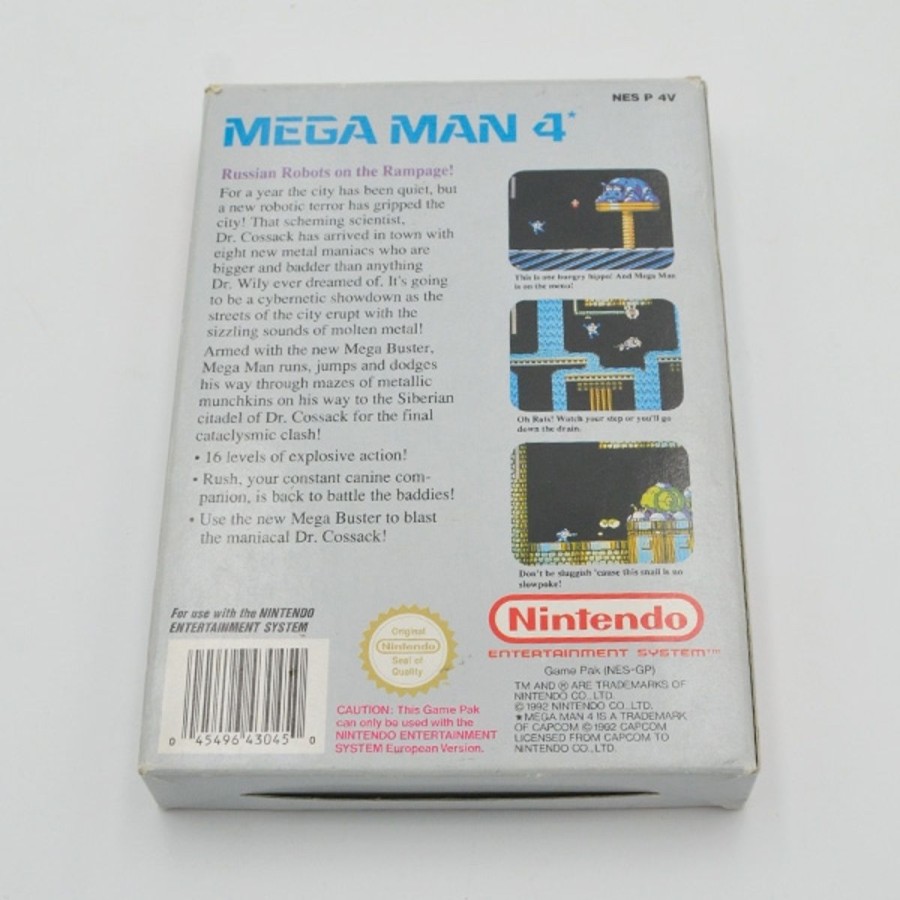 Retro Spillekonsoller EPIC PANDA Nes Spil | Mega Man 4 - Nes Scn - Complete In Box (A Grade) (Genbrug)