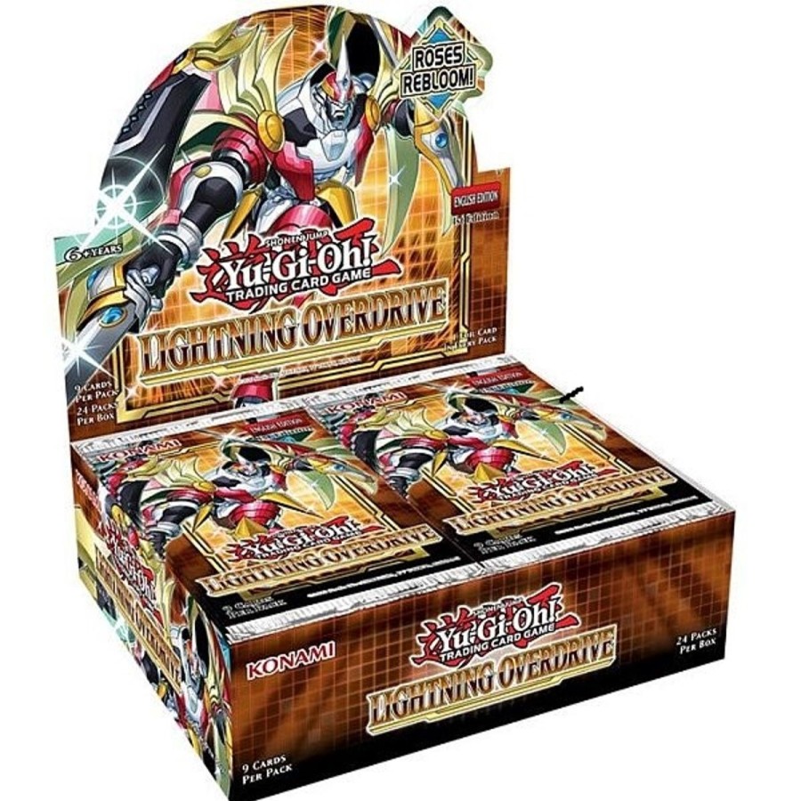 Tcg Kortspil EPIC PANDA Yugioh! Kort Displays Booster Bokse | Lightning Overdrive - Booster Box Display (24 Booster Pakker) - Yu-Gi-Oh Kort